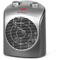 Orbegozo FH 2021 Calefactor Confort Rapido y Seguro - Selector de 3 Posiciones - Funcion Ventilador de Aire Frio - Potencias 1100 - 2200W - Termostato Regulable - Asa Transportadora