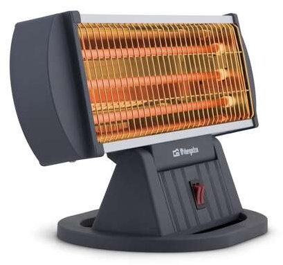 Imagen extra Orbegozo Estufa de Cuarzo BP 0204 - Calor Intenso y Uniforme por Radiacion - 3 Niveles de Potencia - Sistema de Seguridad Antivuelco - Diseño Horizontal Orientable