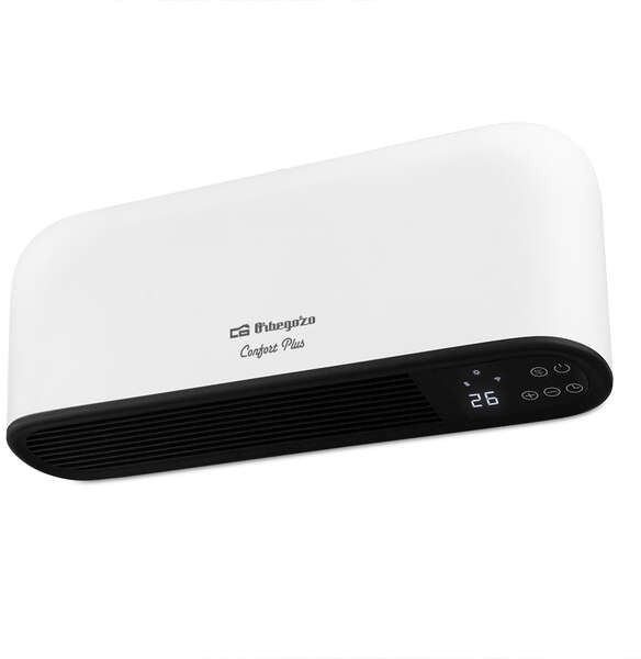 Orbegozo SPW 8000 Calefactor Wifi Baño - IP-21 - Elementos Ceramicos PTC - Programable - Dos Niveles de Calor - Funcion Memoria - Mando a Distancia