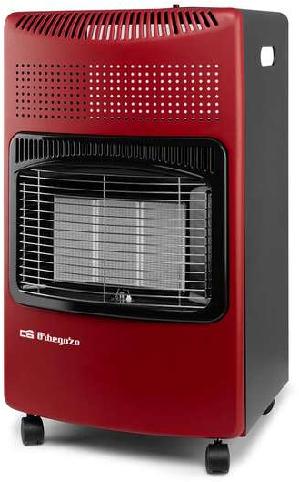 Orbegozo HCE 74 Estufa Ceramica Economica y Segura - Potencia 4200W - Clase Energetica A - Consumo Maximo 305 G/H - Triple Sistema de Seguridad - Encendido Piezoelectrico - Gas Butano/Propano