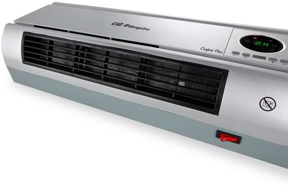 Imagen extra Orbegozo Split Calefactor de Pared Ceramico - Calor Uniforme y Saludable - Programable Diario y Semanal - Deteccion de Ventanas Abiertas - Mando a Distancia - Seguridad Total