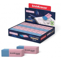 EXPOSITOR 42 Gomas borrar Erichkrause Hybrid Borrador de Doble Cara