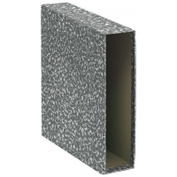 Cajetín para archivador Jaspeado A4 Color Gris