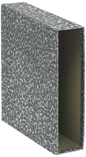 Cajetín para archivador Jaspeado A4 Color Gris