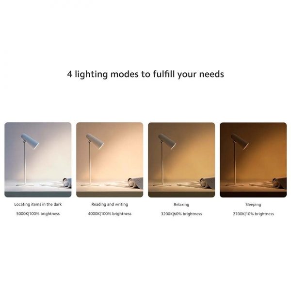 Imagen extra Xiaomi Xiaomi Flexible Rechargeable Lamp Lampara de Mesa Multifuncion 100lm Blanco