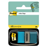 Post-it Index Dispensador con 50 Marcadores Reposicionables 25.4 x 43.2mm - Adherencia Firme - Para Marcar, Señalar o Destacar Informacion - 7000144930 - Color Azul Claro