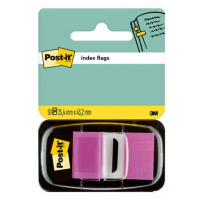 Post-it Index Dispensador con 50 Marcadores Reposicionables 25.4 x 43.2mm - Adherencia Firme - Para Marcar, Señalar o Destacar Informacion - 7000144933 - Color Lila
