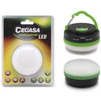 Cegasa Profesional Linterna de 5 LED 30lm - Gancho para Colgar - 5 Modos de Iluminacion - Resistente a Golpes y Agua IP44 - Funciona con 3 Pilas AAA (No Incluidas)