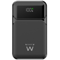 Ewent EW1164 Powerbank 20000mAH 65W PD - USB-A, USB-C - Pantalla LED - Color Negro