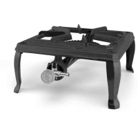 Orbegozo FO 6100 Hornillo a Gas Portatil Resistente - Potente Quemador de 3.5kW - Parrilla de Hierro Fundido - Uso Exterior Seguro - Compacto y Facil de Transportar