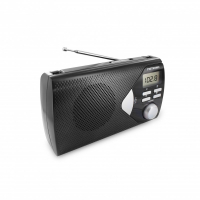 Metronic Radio Portatil AM/FM con Funcion Alarma a Pilas