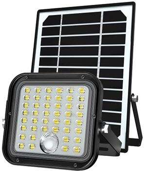 Elbat Foco LED Solar - 10W - 1500lm con Sensor + Mando