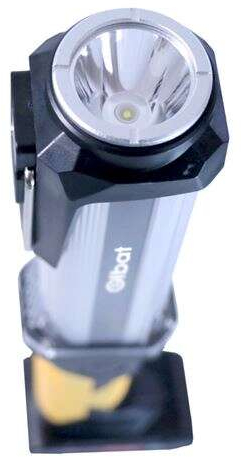 Imagen extra Elbat Linterna LED Recargable - Gancho e Iman - Cob + LED 10W 800LM - Color Negro