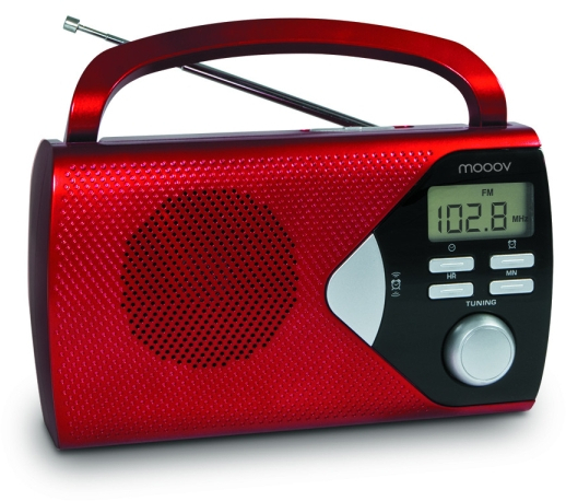 Metronic Radio Portatil AM/FM con Alarma a Pilas