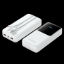 Imagen extra Vention Power Bank 20.000mAh - Multiples interfaces USB - Carga rapida - Cable USB-C incluido - Color Blanco
