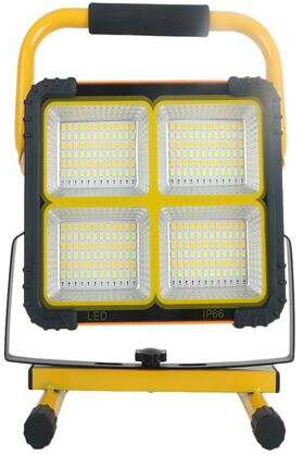 Imagen extra Elbat Foco Solar LED 80W 650lm - Panel Solar Integrado 6V, 3W - Bateria 3.2V, 10000mAh - Angulo Iluminacion 360º - Soporte Plegable.