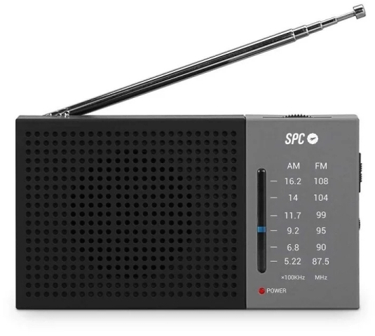 SPC Jetty Lite Radio Portatil Analogica FM/AM a pilas
