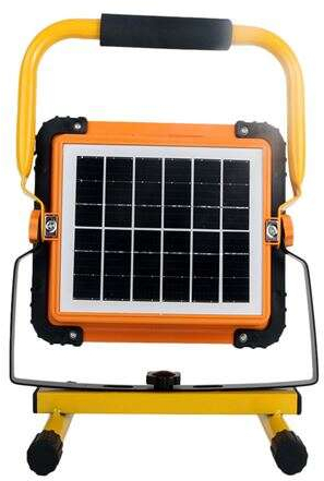Imagen extra Elbat Foco Solar LED 80W 650lm - Panel Solar Integrado 6V, 3W - Bateria 3.2V, 10000mAh - Angulo Iluminacion 360º - Soporte Plegable.