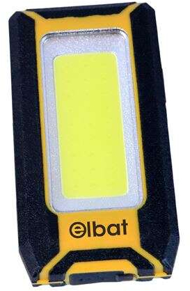 Imagen extra Elbat Linterna LED Recargable - Gancho e Iman - Cob 8W 500LM - Color Negro