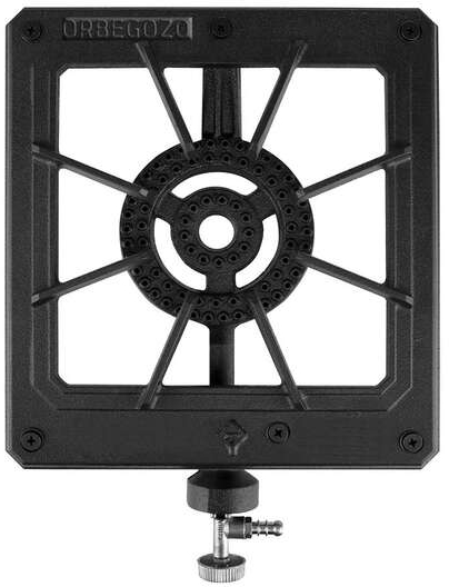 Imagen extra Orbegozo FO 6100 Hornillo a Gas Portatil Resistente - Potente Quemador de 3.5kW - Parrilla de Hierro Fundido - Uso Exterior Seguro - Compacto y Facil de Transportar