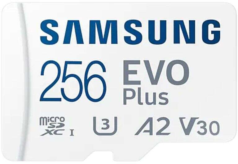 Samsung EVO Plus MicroSDXC 256GB UHS-I U3 V30