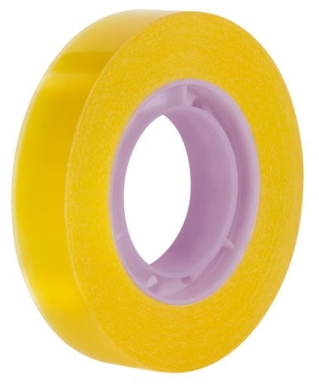 Milan Cinta Adhesiva Transparente - 12mm x 33m - Amarillo Transparente