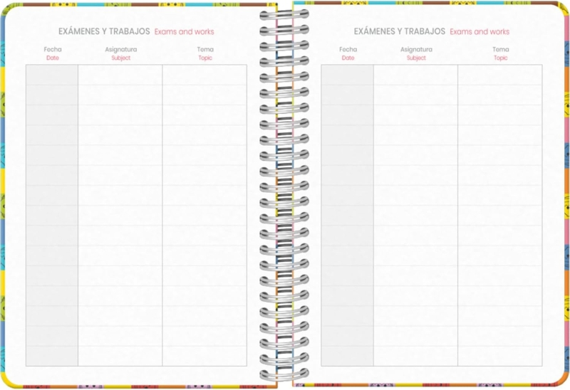 Imagen extra Dohe Playmobil Unite As One Agenda Escolar 25/26 Espiral Wire’o A5 - Semana Vista - Papel 80g/m2 - 4 Hojas de Pegatinas - Cubierta de Carton Plastificado - Cierre con Goma Elastica