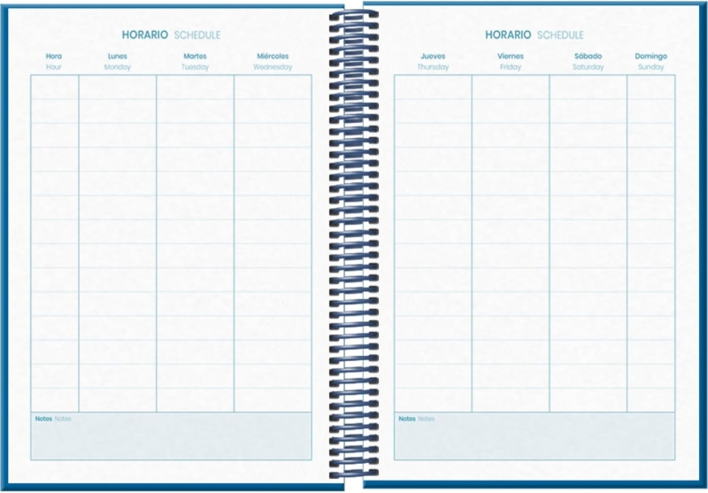 Imagen extra Dohe Logic Agenda Escolar 25/26 Espiral A5 - Semana Vista - Papel 70g/m2 - 4 Hojas de Pegatinas - Cubierta de Carton Plastificado - Cierre con Goma Elastica