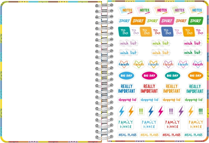 Imagen extra Dohe Playmobil Unite As One Agenda Escolar 25/26 Espiral Wire’o A5 - Semana Vista - Papel 80g/m2 - 4 Hojas de Pegatinas - Cubierta de Carton Plastificado - Cierre con Goma Elastica
