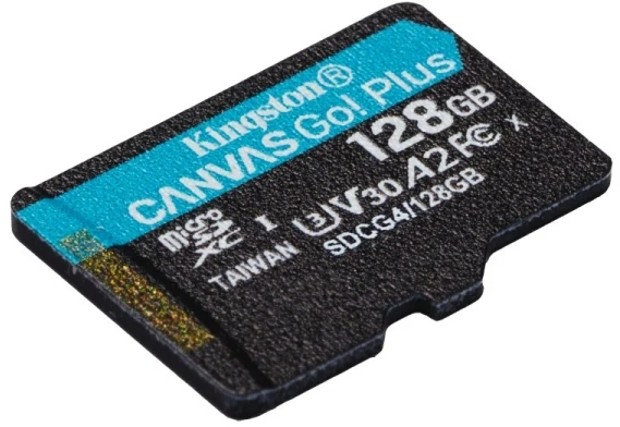 Imagen extra Kingston MicroSDXC 128GB UHS-I U3 V30 Clase 10 200MB/s Canvas Go Plus + Adaptador
