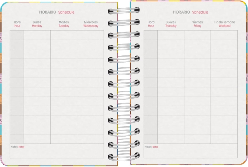 Imagen extra Dohe Playmobil Unite As One Agenda Escolar 25/26 Espiral Wire’o A6 - Dia Pagina - Papel 80g/m2 - 4 Hojas de Pegatinas - Cubierta de Carton Plastificado - Cierre con Goma Elastica
