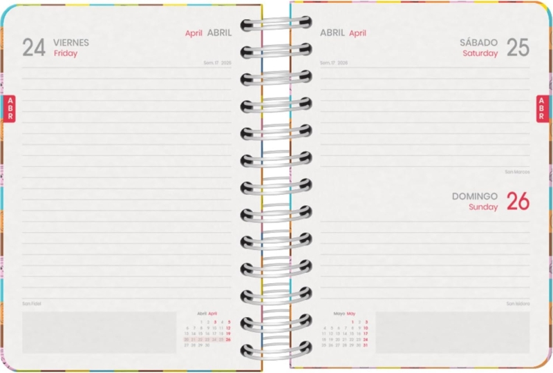 Imagen extra Dohe Playmobil Unite As One Agenda Escolar 25/26 Espiral Wire’o A6 - Dia Pagina - Papel 80g/m2 - 4 Hojas de Pegatinas - Cubierta de Carton Plastificado - Cierre con Goma Elastica