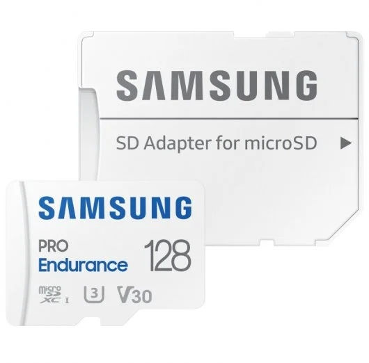 Samsung Pro Endurance MicroSDXC 128GB UHS-I V30 Clase 10 + Adaptador