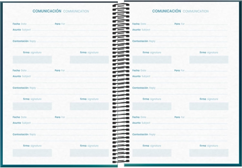 Imagen extra Dohe Boreal Agenda Escolar 25/26 Espiral A5 - Semana Vista - Papel 70g/m2 - 4 Hojas de Pegatinas - Cubierta de Carton Plastificado - Cierre con Goma Elastica