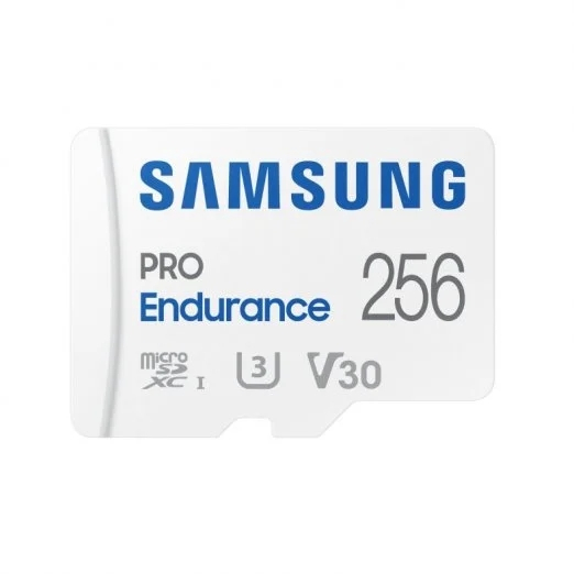 Imagen extra Samsung Pro Endurance MicroSDXC 256GB UHS-I V30 Clase 10 + Adaptador