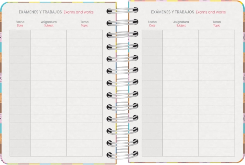 Imagen extra Dohe Playmobil Unite As One Agenda Escolar 25/26 Espiral Wire’o A6 - Dia Pagina - Papel 80g/m2 - 4 Hojas de Pegatinas - Cubierta de Carton Plastificado - Cierre con Goma Elastica