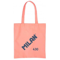 Milan Coleccion 430 Tote Bag Bolsa de Tela - 50x38x41cm - Tejido 'ripstop' - Rosa