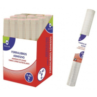 Rollo Forralibros de Polipropileno 6x0.45 m - Autoadhesivo - Cuadricula de Precision