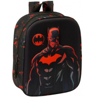 Safta Batman Mochila Guarderia 3D - 22x27x10cm - Negro