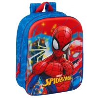 Safta Spider-Man Mochila Guarderia 3D - 22x27x10cm - Azul