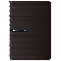 Enri Status Cuaderno Cuarto Tapa Dura Cuadricula 4x4 - 100 Hojas - Negro