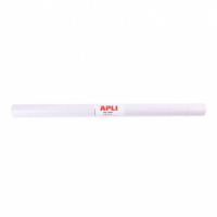 Apli Rollo de Polipropileno Transparente 3x0.50m 50 micras - Reposicionable - Sistema Easy Peel - Cuadricula de Precision