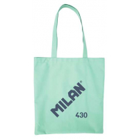 Milan Coleccion 430 Tote Bag Bolsa de Tela - 50x38x41cm - Tejido 'ripstop' - Verde
