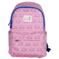 Milan Coleccion 460 Mochila Infantil Casual 9.5L - 2 Bolsillos Laterales - Rosa/Azul