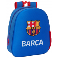 Safta F.C. Barcelona Mochila 3D - Portabotellas - 27x33x10cm - Azul