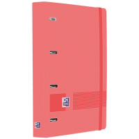 Oxford Europeanbinder Live & Go A4+ Carpeta A4+ con Recambio de 100 Hojas Cuadricula 5x5mm - Tapa de Plastico Polyfoam - Cierre con Goma - Sandia