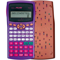 Milan M240 Calculadora Cientifica Copper 10+2 Digitos - Pantalla de 2 Lineas - 240 Funciones - Violeta