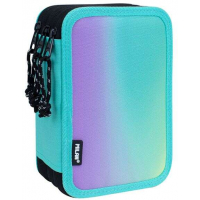 Milan Sunset Plumier de 3 Pisos con Contenido - Turquesa