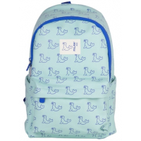 Milan Coleccion 460 Mochila Infantil Casual 9.5L - 2 Bolsillos Laterales - Verde/Azul