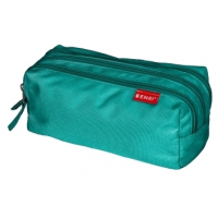 Enri Estuche Portatodo con 3 Compartimentos - - - Verde Azulado